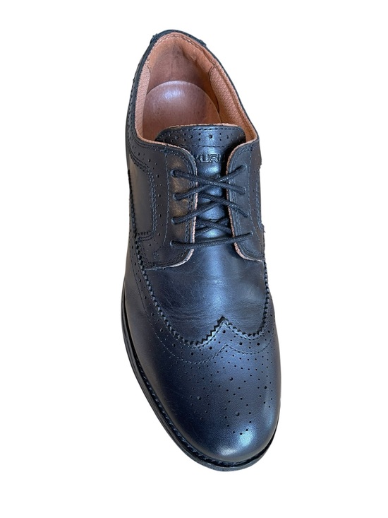 Kuru Warhol Wingtip Leather Shoes Comfort Size 9.5 Black Lace Up main image 10